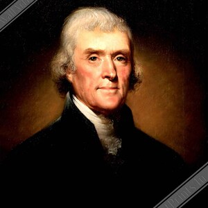 Thomas Jefferson Poster, 3rd President Of Usa, Vintage Portrait - Thomas Jefferson Print