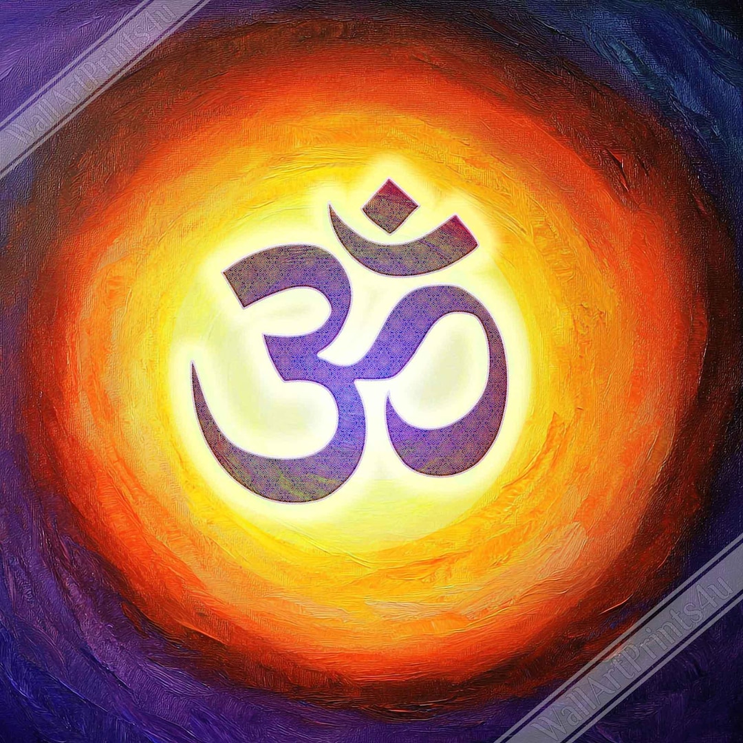 Om Symbol Spiritual Poster Yoga Wall Art Chakra Energy Vibrant om-symbol-spiritual-poster-yoga-wall-art-chakra-energy-vibrant