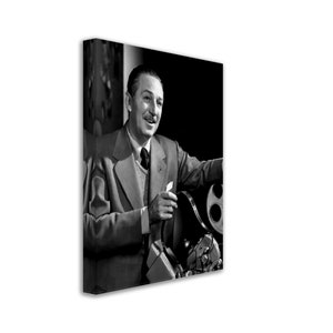 Walt Disney Canvas, Vintage Photo - Iconic Walt Disney Canvas Print
