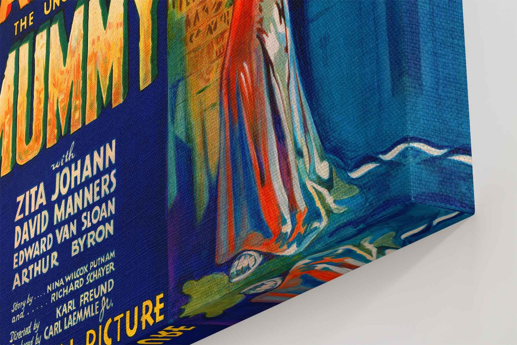 The Mummy 1932 Movie Poster Canvas Print - Vintage Horror Film Art - Etsy
