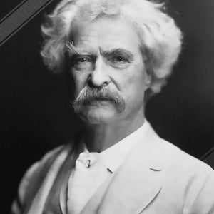 Mark Twain Poster, American Writer Humorist - Iconic Mark Twain Print - Legend Of Literature.