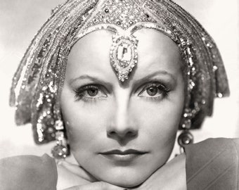Greta Garbo Poster, Vintage Rare Photo, Mata Hari,  Greta Garbo Print.
