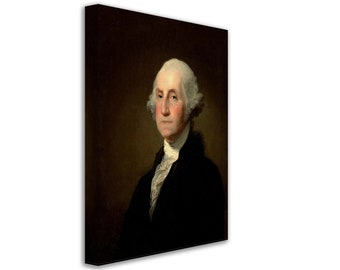 George Washington Portrait Canvas Print: Founding Father Art