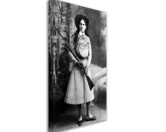 Annie Oakley Canvas Print: Vintage Sharp Shooter Photo Art
