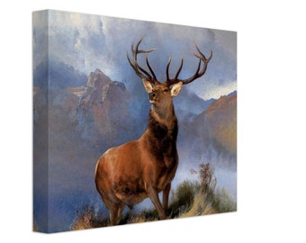 Impression sur toile cerf : « Monarch of the Glen » par Sir Edwin Landseer