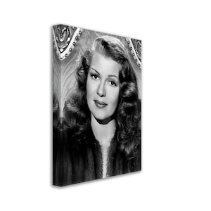 Rita Hayworth Canvas, The Love Goddess, Vintage Photo - Iconic Rita Hayworth Canvas Print.