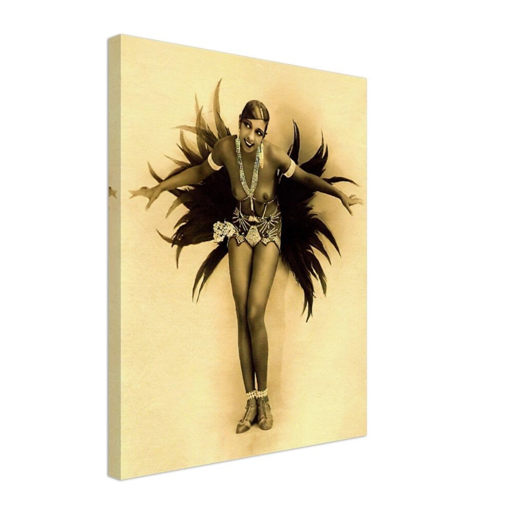 Josephine Baker Canvas Print: Vintage Roaring Twenties Jazz Age Art - Etsy