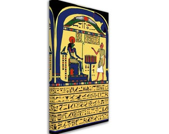 Stele Of Revealing Canvas, Aleister Crowley Book Of The Law Picture, Ankh Ef En Khonsu