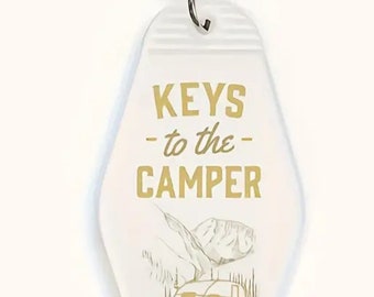 Camper Schlüsselanhänger Plastik, Caravan, Camping, Camper Geschenkidee, Wohnwagen, Geschenk für Camper, Geburtstagsgeschenk, Wohnmobil.