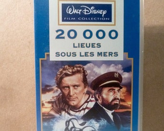 Cassette vidéo 20 000 lieues sous les mers Walt Disney
