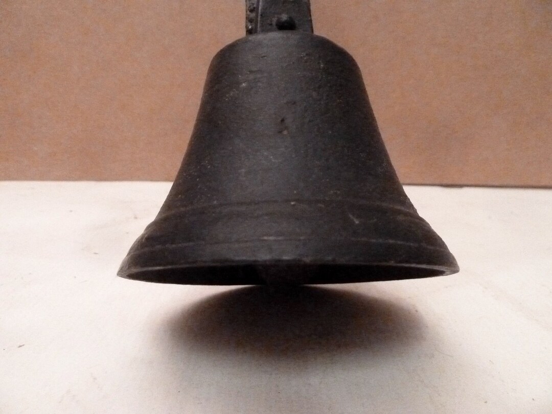 Cloche de porte en fonte et fer forgé, brocante Française - Etsy France