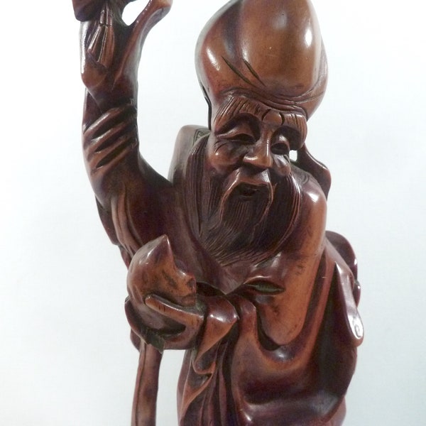 Statuette Chinoise en bois