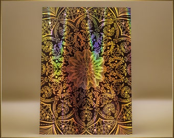 Necklace - Holographic Foil Print - A4  format