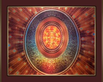 The Ruby - Holographic Foil Print - Colored illustration - 16*12.8 cm
