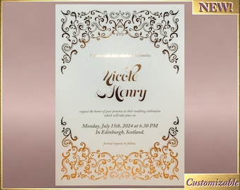 Wedding (2024) - Copper Foil Print - Mandala - A4 format