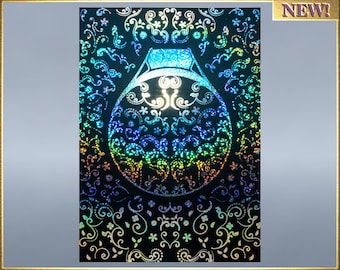The Ring (2024) - Holographic Foil Print - Mandala - A4 format