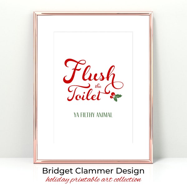 Bathroom Printable - Etsy