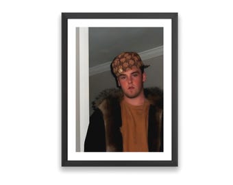 Scumbag Steve - Classic Meme Poster | Nostalgic Internet Meme Prints