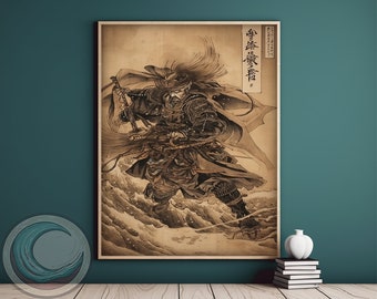 Antiguo guerrero - Pergaminos ocultos de Samurai - Pergaminos japoneses antiguos
