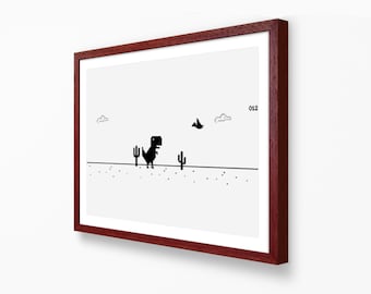 Nessun gioco su Internet - Stampe di giochi pixel