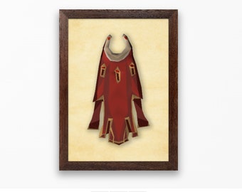 Max Skill Cape Poster - Nostalgic Game Classics