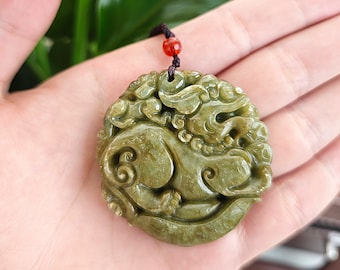 本物の翡翠 ビルマ産翡翠ペンダントネックレス グレードA - Etsy 日本