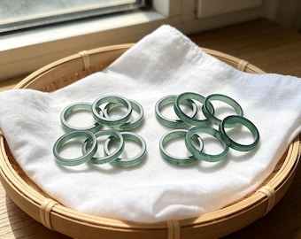 Natural Green Jade Ring - Authentic Jadeite Genuine Grade A