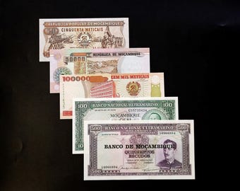 Mozambique Banknotes - Authentic Collectible Money Uncirculated