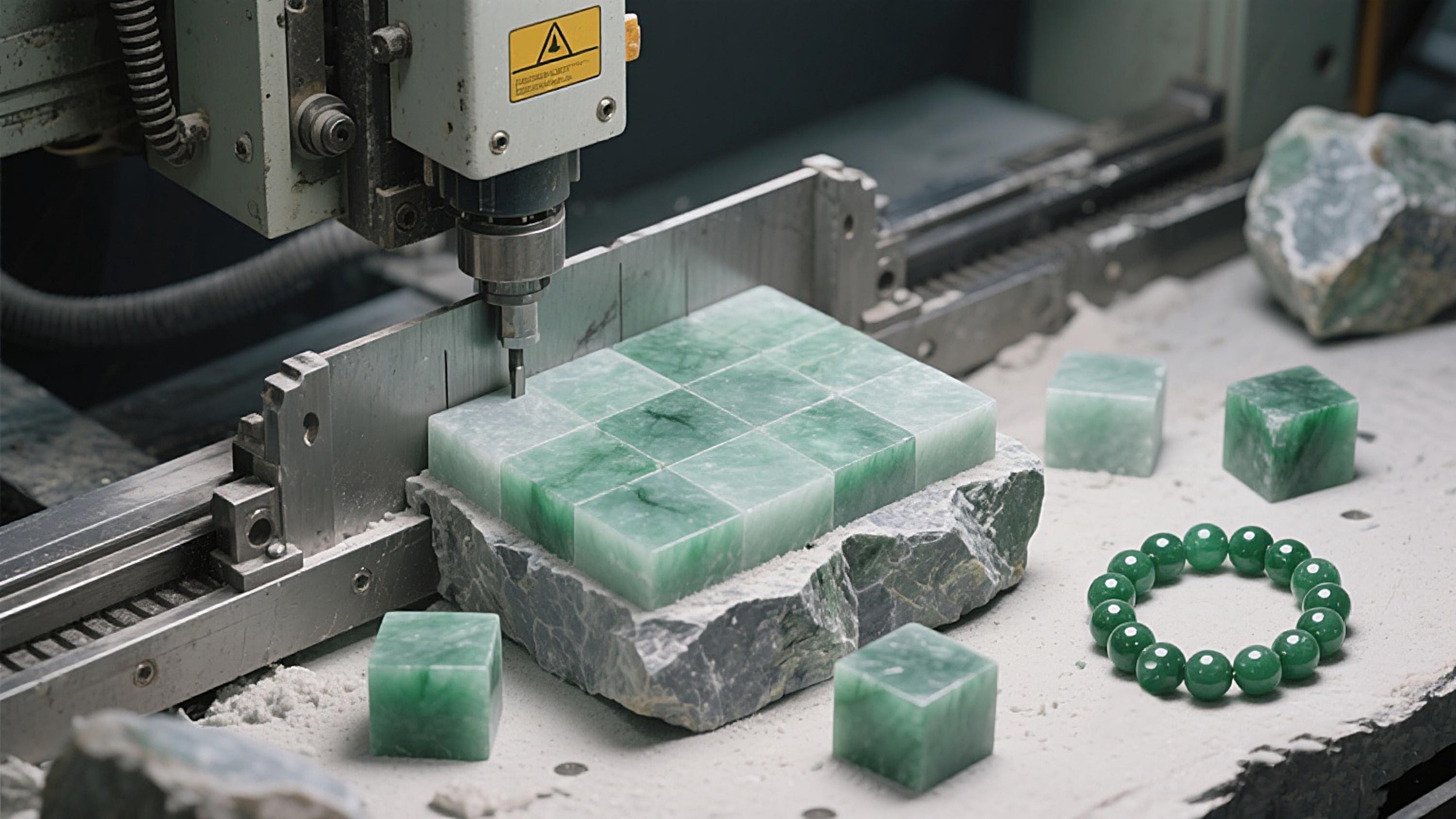 Bracciale Con Perline Di Giada 12 Mm Bracciale Da Uomo - Giadeite Birmana Naturale Di Tipo A Bracciale Con Perline Di Giada Verde Scuro - Italia - Foto 8