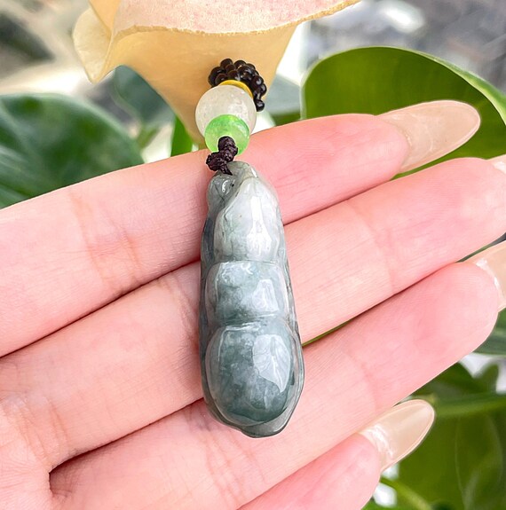 本物の翡翠ペンダントネックレス天然ビルマ産グレードA - Etsy 日本