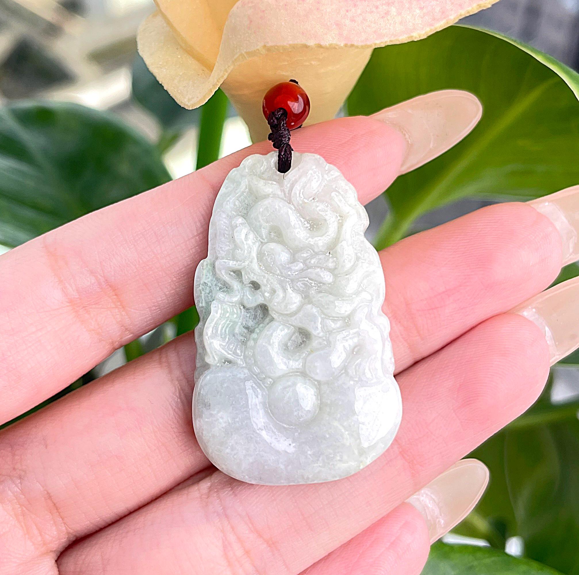 本物の龍翡翠ペンダントネックレス 天然ビルマ産 グレードA - Etsy 日本