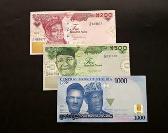 Nigeria Banknotes - Authentic Collectible Money Uncirculated