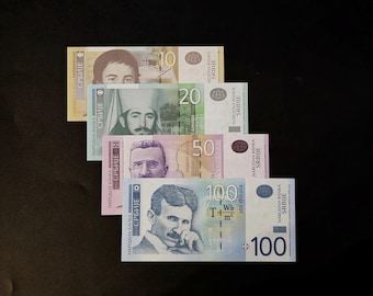 Serbia Banknotes - Authentic Collectible Money Uncirculated