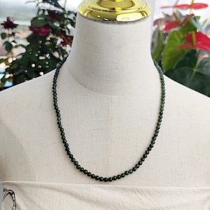 Authentic Burmese Jadeite Beaded Necklace - Grade A