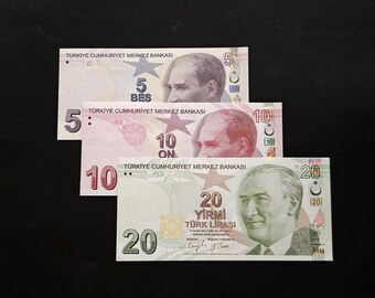 Turkey Banknotes - Authentic Collectible Money Uncirculated
