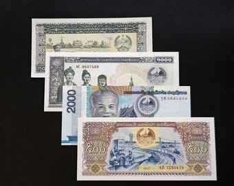 Laos Banknotes - Authentic Collectible Money Uncirculated