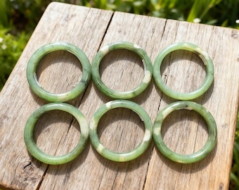Authentic Green Jade Bangle Grade A (58-59mm)
