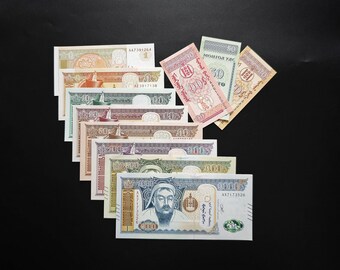 Mongolia Banknotes - Authentic Collectible Money Uncirculated
