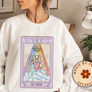 Drag Race Sweater - Funny Tarot Card Sweatshirt - Funny LGBTQ Sweater - Drag Queen - Witchy Clothing - Tarot Lover - Trendy - Tumblr