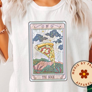 Lustiges Pizza Shirt - Tarot Karten Shirt - The Stück Tarot Shirt - Witchy Kleidung - Tarot Liebhaber - Trendy - Tumblr - Influencer