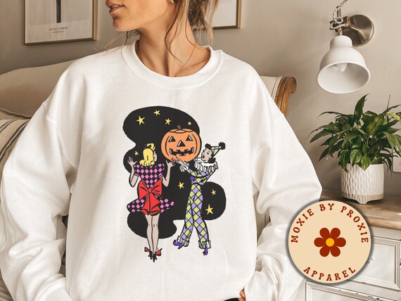 Retro Halloween Sweater Vintage 