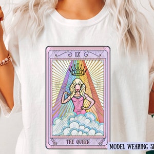Drag Race Shirt - Grappig Tarot Card Shirt - Grappig LGBTQ Shirt - Drag Queen - Witchy Kleding - Tarot Lover - Trendy - Tumblr