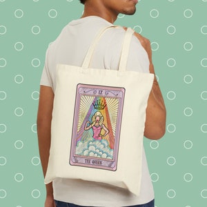 Bolsa de Drag Race - Bolsa divertida con tarot - Bolsa LGBTQ - Drag Queen - Bolsa de bruja - Amante del tarot - Tendencia - Tumblr