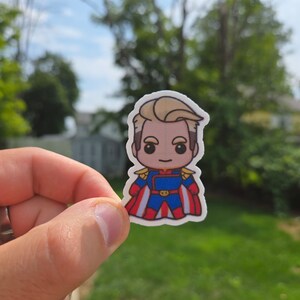Homlander Flying Sticker Chibi Homelander Sticker Waterproof Vinyl Decal for Laptops, Water ...