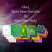 Printable Zener Cards for ESP Training Clairvoyance &amp; - Etsy