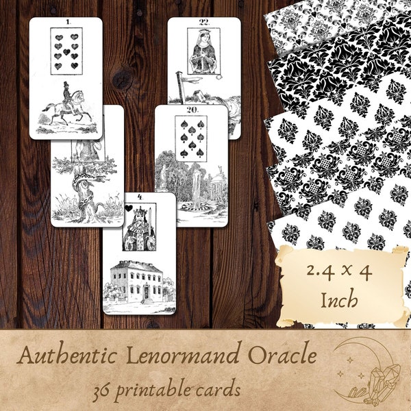 Lenormand Deck Printable - Etsy