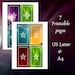 Printable Zener Cards for ESP Training, Clairvoyance &amp; Extrasensory ...
