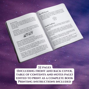 Book of Elemental Magic: a Printable Grimoire With Cheat Sheets, Spells ...