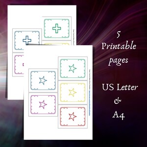 Printable Zener Cards for ESP Training, Clairvoyance &amp; Extrasensory ...