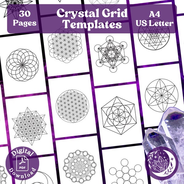 Sacred Geometry Grid - Etsy